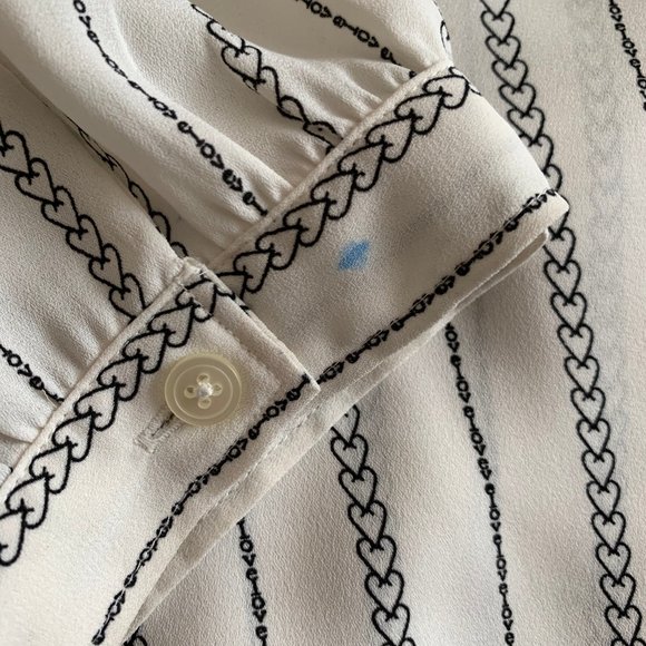 Loft Heart & Love Blouse-Excellent Condition - Picture 7 of 7